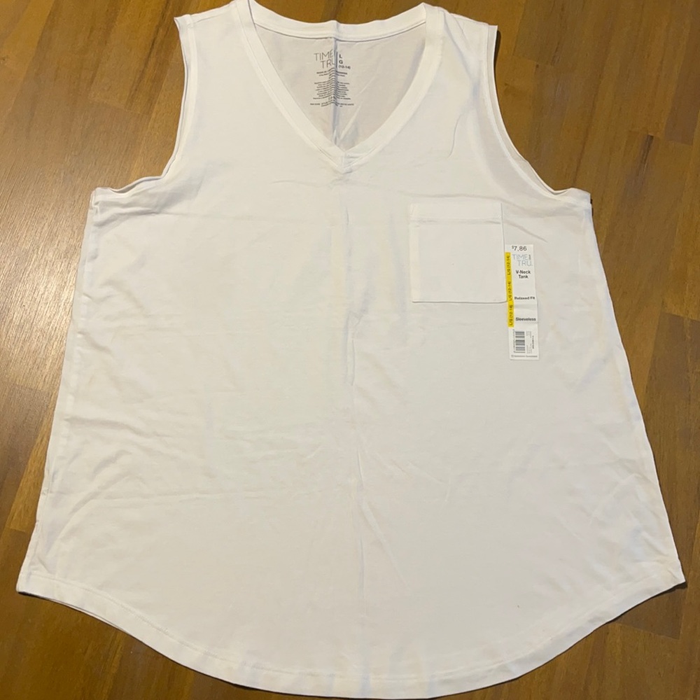 White tank top